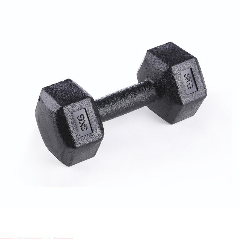 Rubberized Dumbbells Household Fitness Equipment Arm Muscle Training Weights Unisex