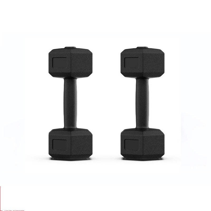Rubberized Dumbbells Household Fitness Equipment Arm Muscle Training Weights Unisex