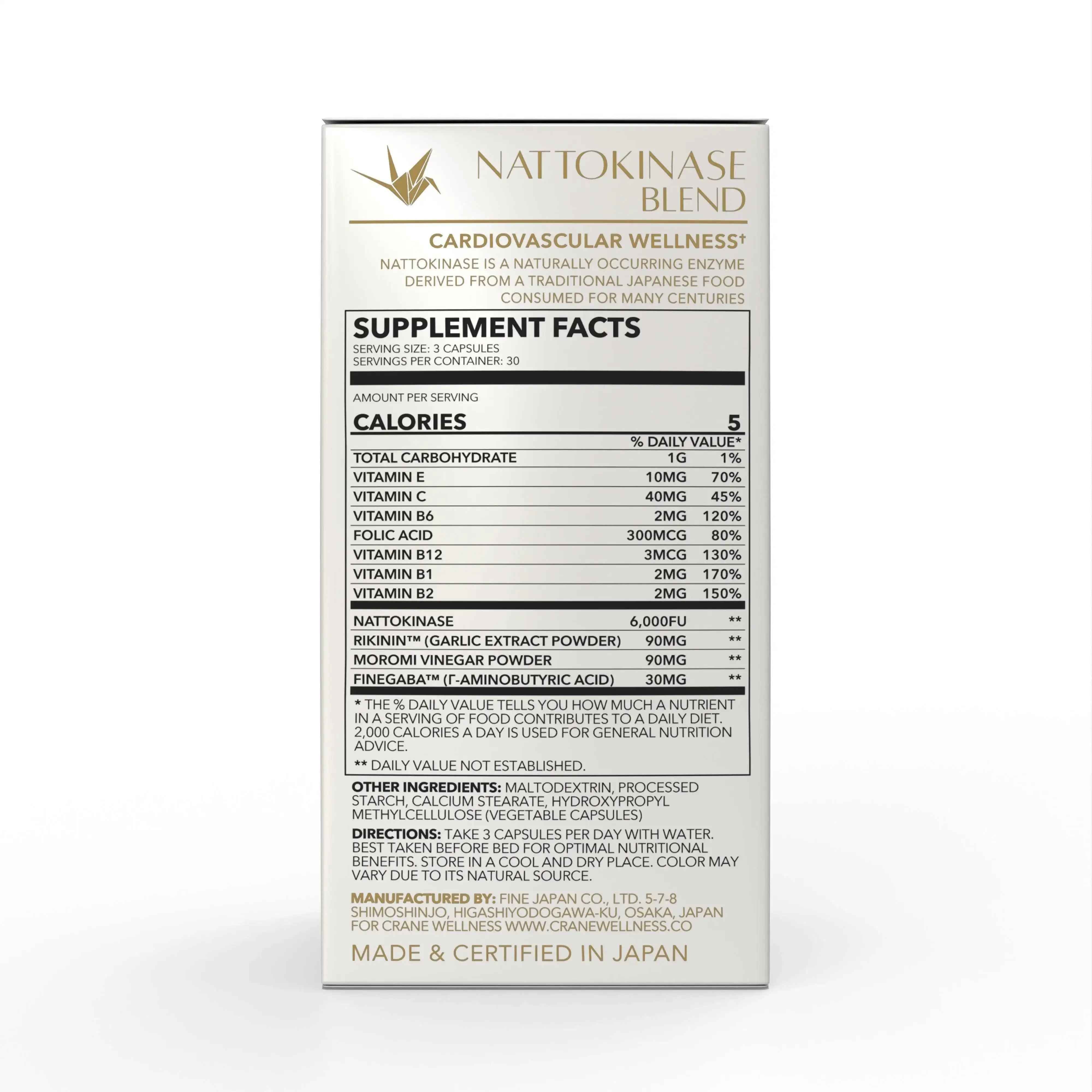 Blend 6,000 FU Cardiovascular Support Capsules