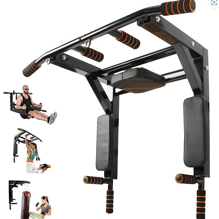 Wall Mounted Pull Up Parallel Bars Sandbag Fitness Training Equipment