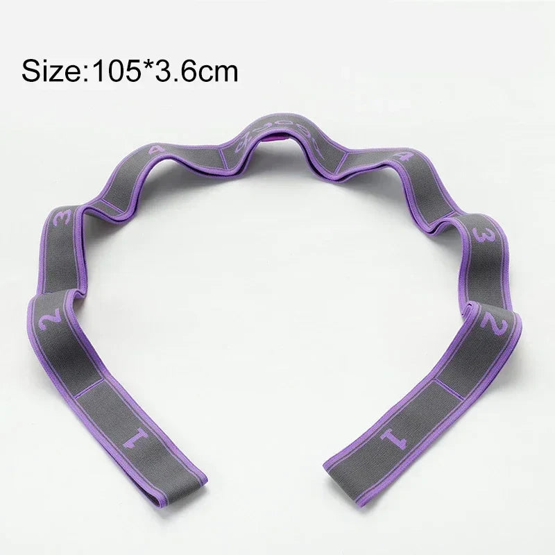 Yoga Pull Strap Belt Elastic Resistance Band Pilates Dance Stretching