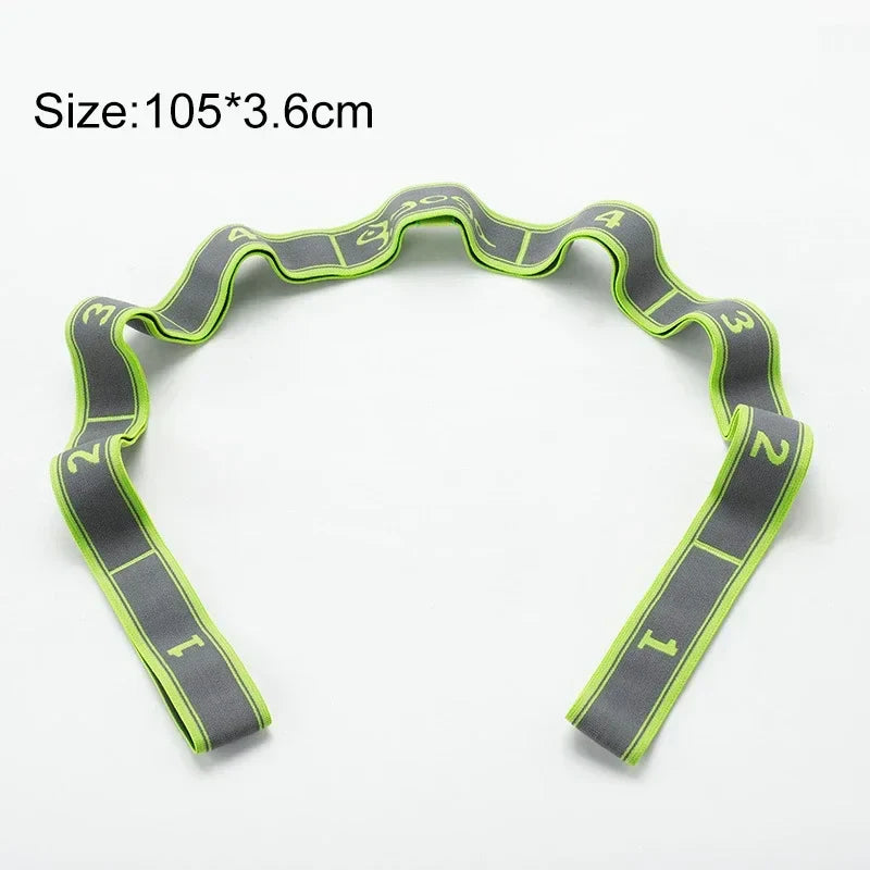 Yoga Pull Strap Belt Elastic Resistance Band Pilates Dance Stretching