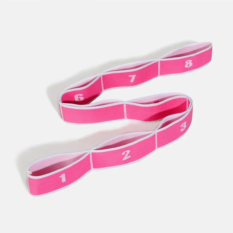 Yoga Pull Strap Belt Elastic Resistance Band Pilates Dance Stretching