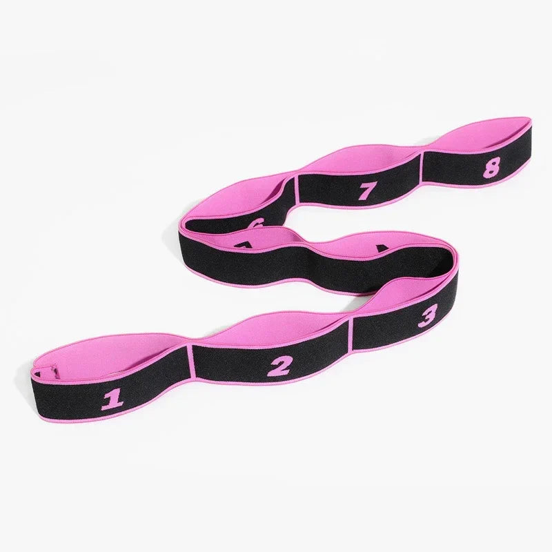 Yoga Pull Strap Belt Elastic Resistance Band Pilates Dance Stretching