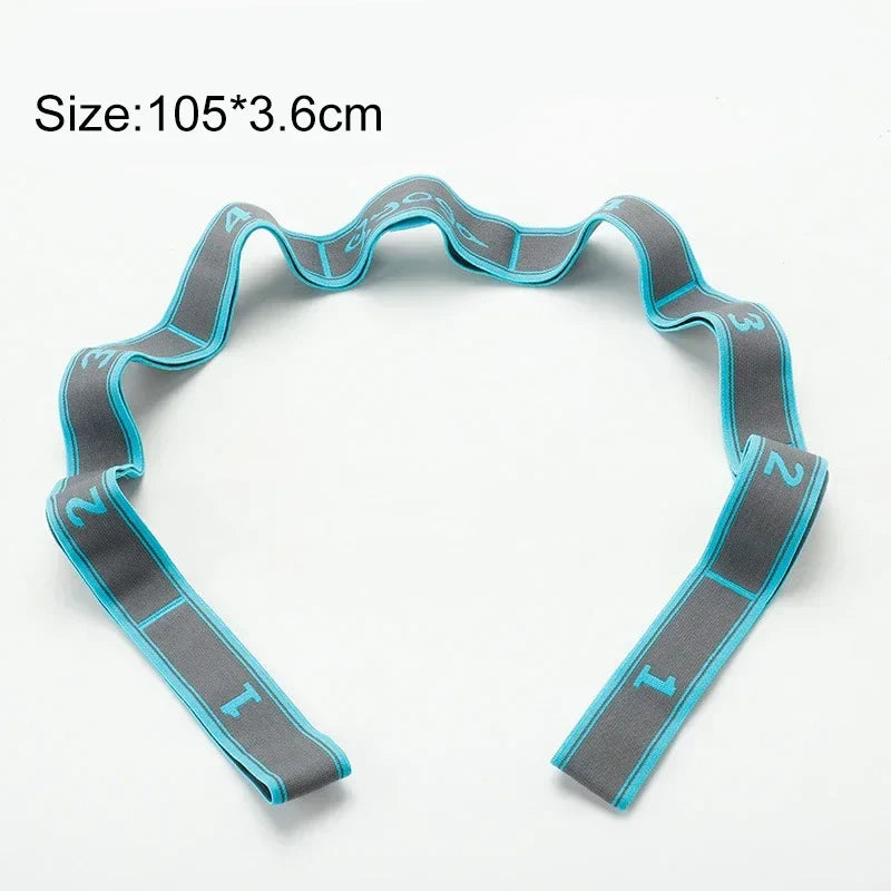 Yoga Pull Strap Belt Elastic Resistance Band Pilates Dance Stretching