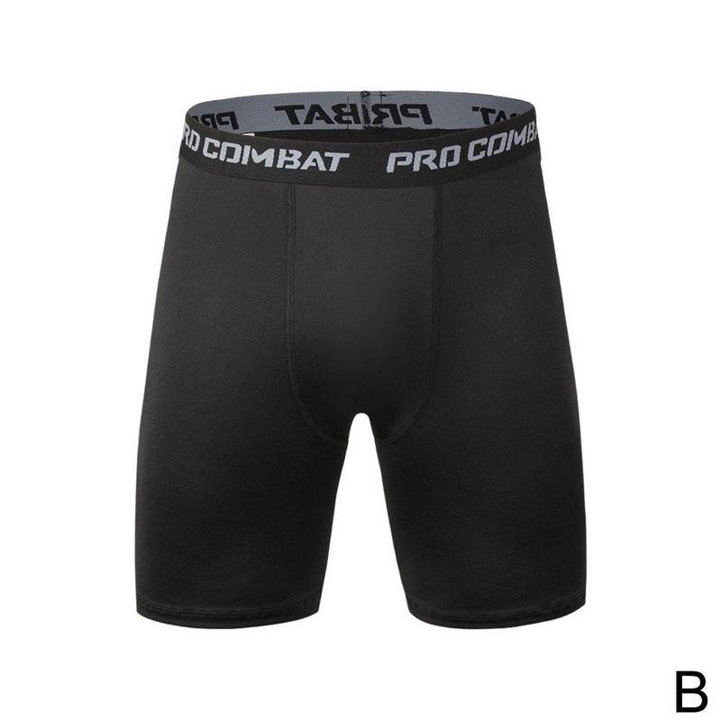 Men Quick Dry Compression Running Shorts Fitness Training Athletic Leggings Pants