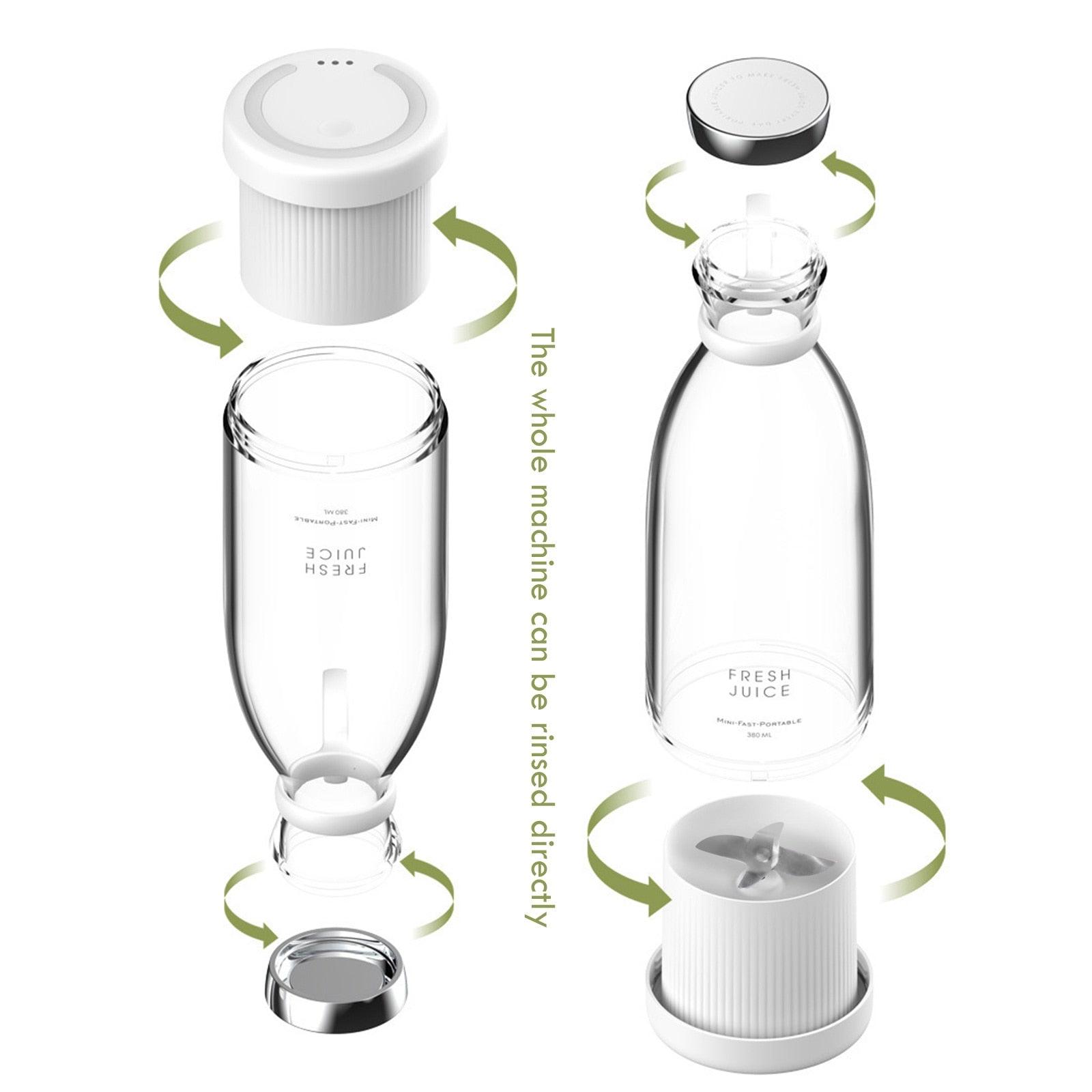 Portable Wireless Blender Juicer Bottle Mini Fruit Juice Mixer Machine