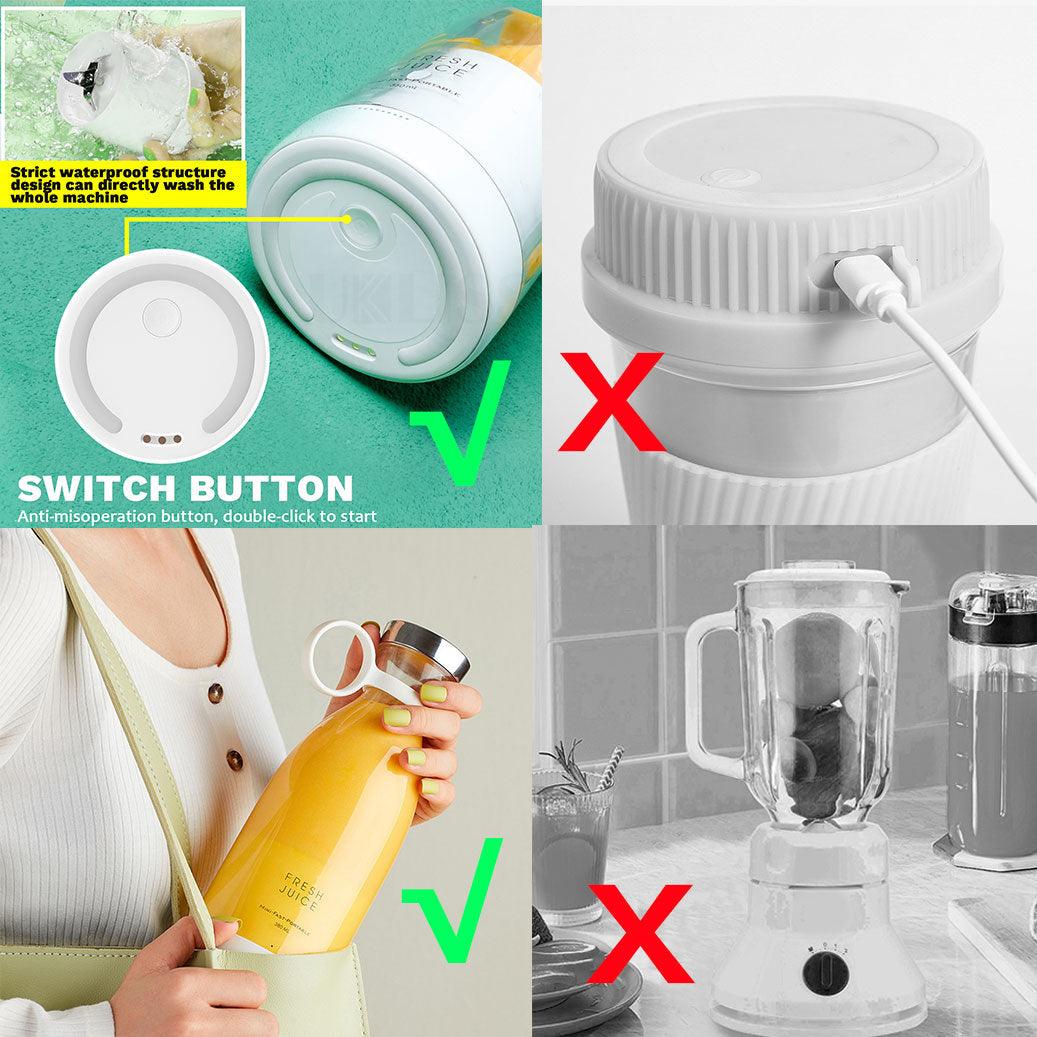 Portable Wireless Blender Juicer Bottle Mini Fruit Juice Mixer Machine