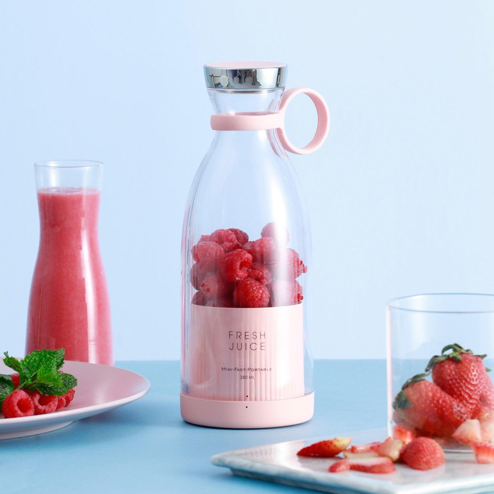 Portable Wireless Blender Juicer Bottle Mini Fruit Juice Mixer Machine
