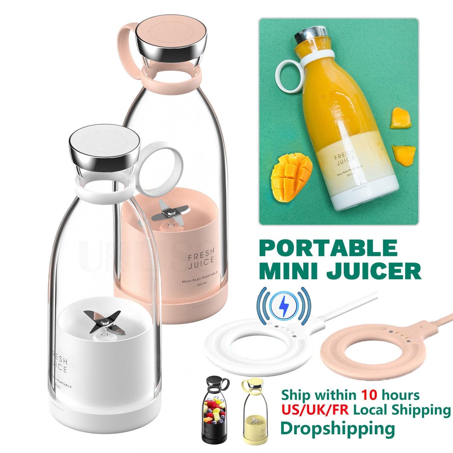 Portable Wireless Blender Juicer Bottle Mini Fruit Juice Mixer Machine