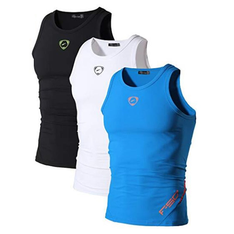 3 Pack Compression Sport Tank Tops