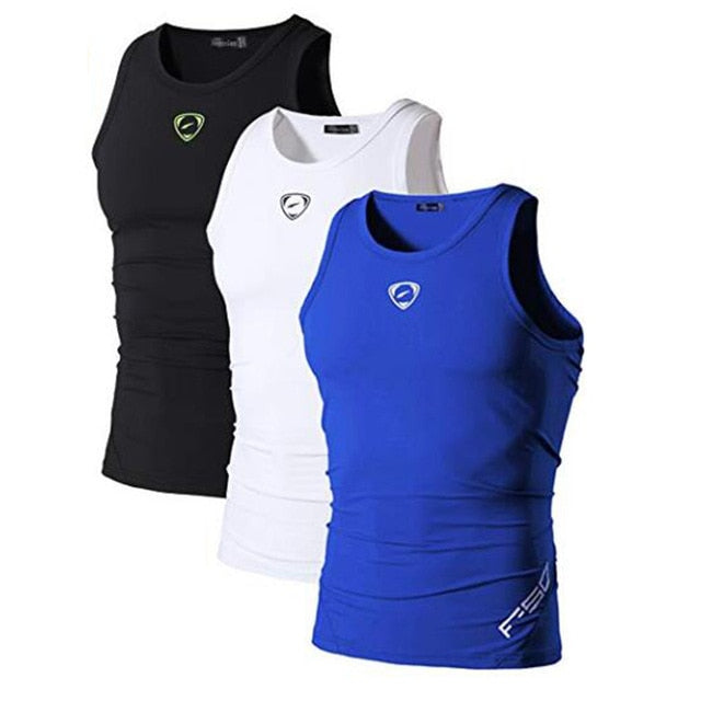 3 Pack Compression Sport Tank Tops