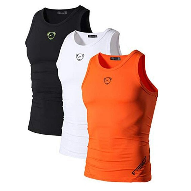 3 Pack Compression Sport Tank Tops