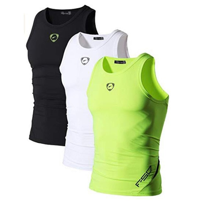 3 Pack Compression Sport Tank Tops