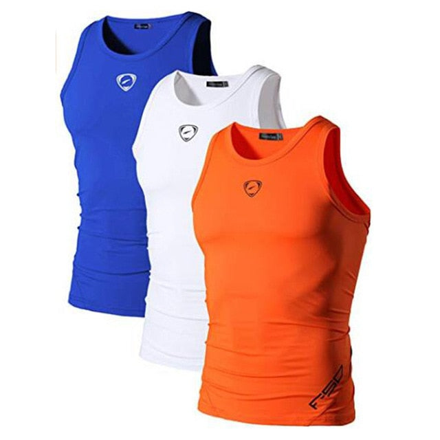 3 Pack Compression Sport Tank Tops