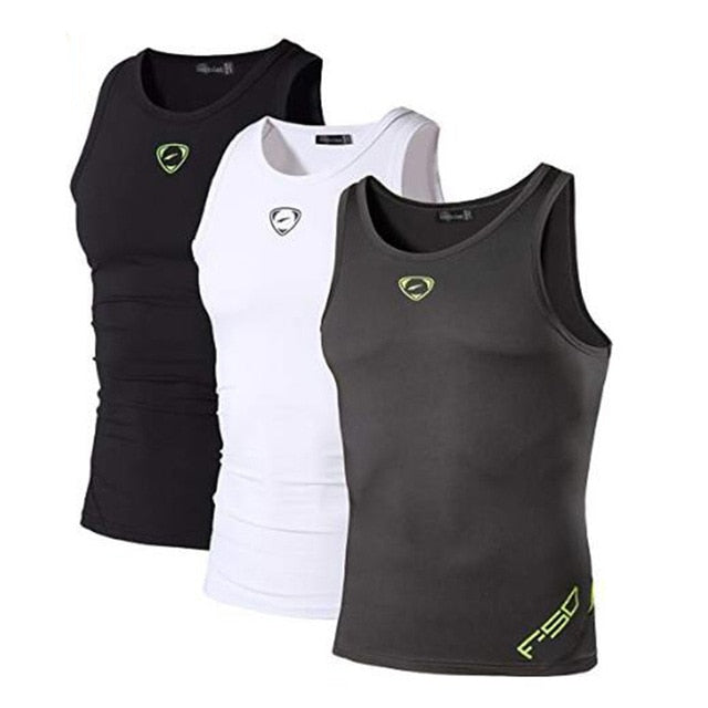 3 Pack Compression Sport Tank Tops