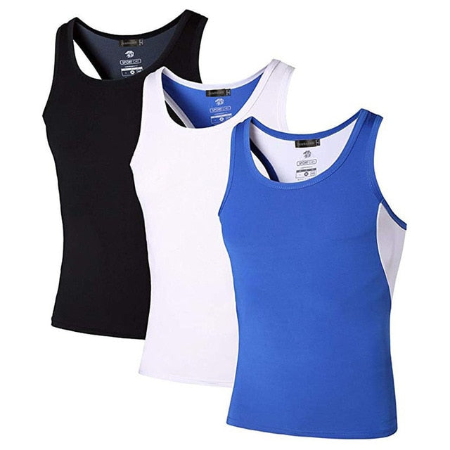 3 Pack Compression Sport Tank Tops