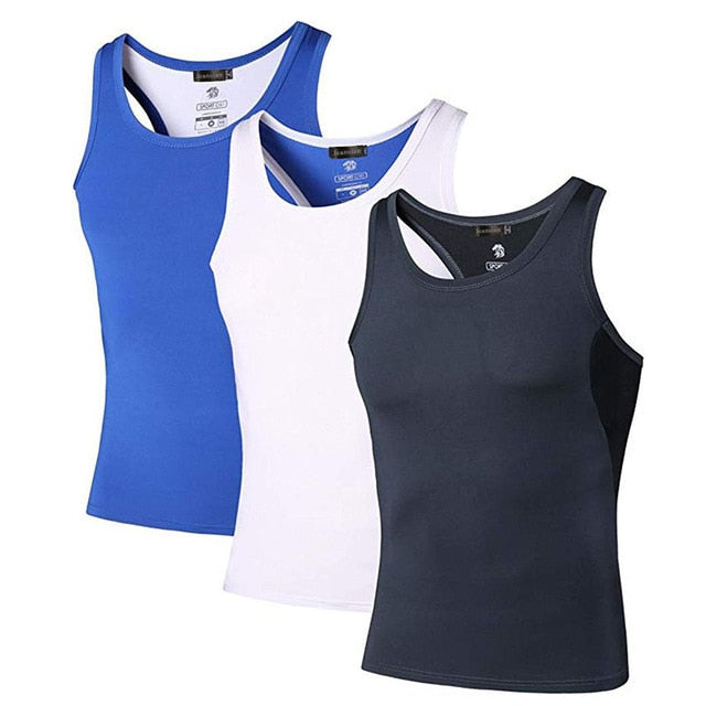 3 Pack Compression Sport Tank Tops