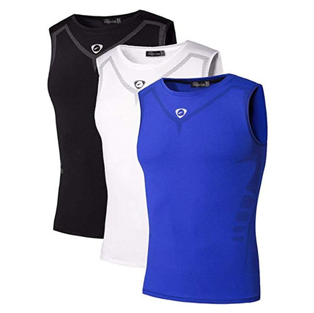 3 Pack Compression Sport Tank Tops