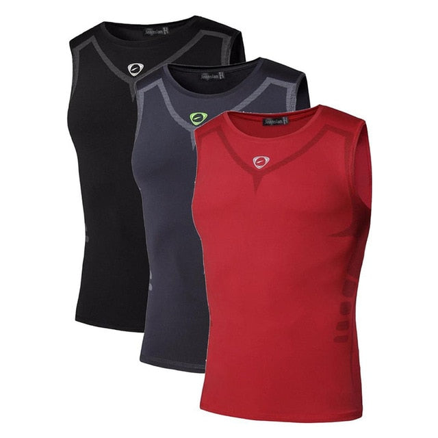 3 Pack Compression Sport Tank Tops