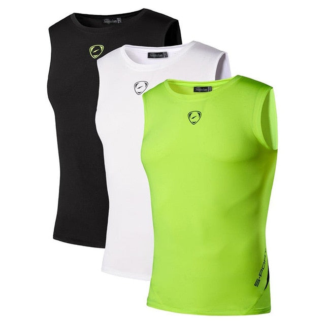 3 Pack Compression Sport Tank Tops
